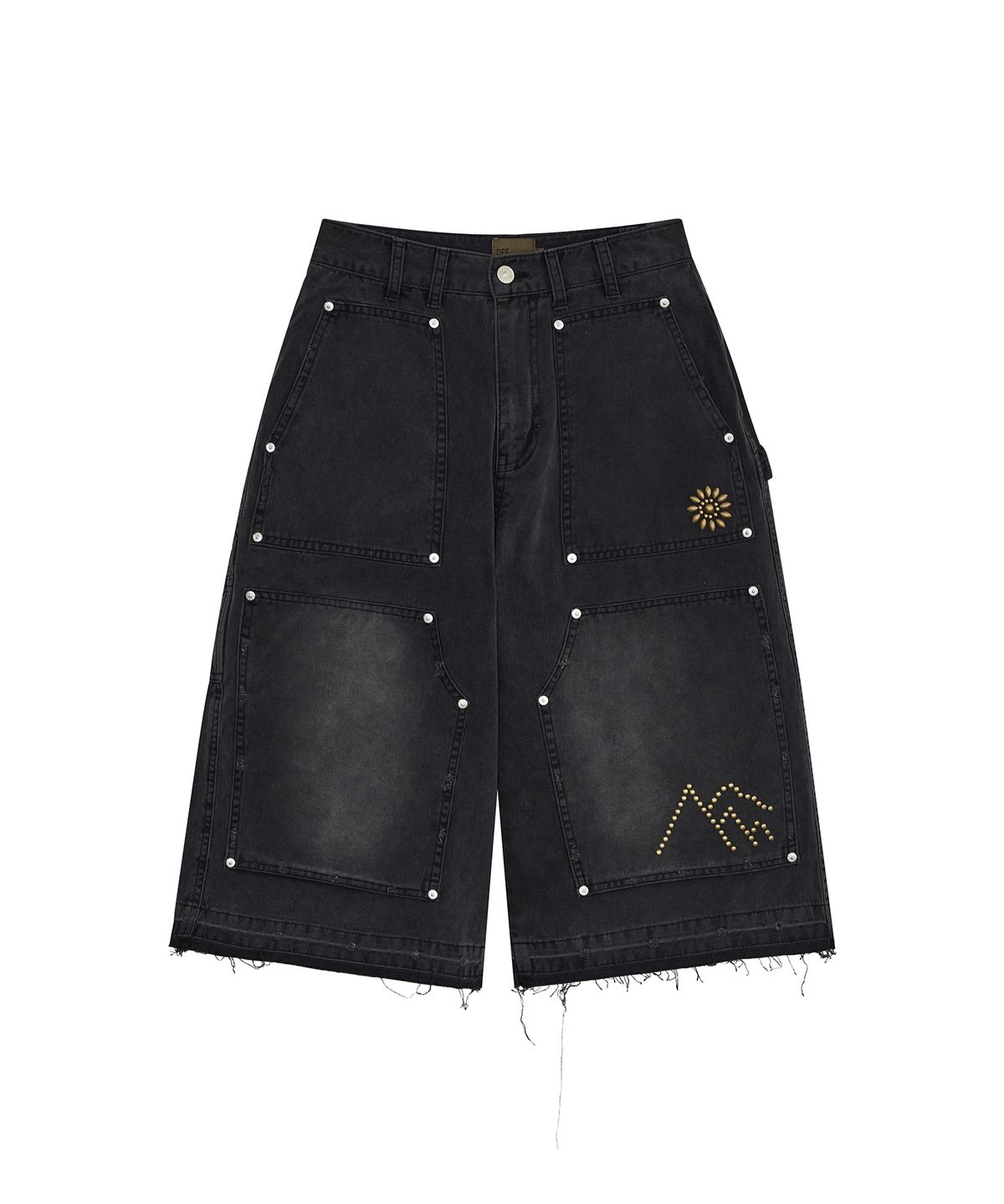 데프가먼츠(DEFGARMENTS) CARPENTER BERMUDA SHORTS [BLACK]