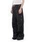 STUD PARACHUTE PANTS [STRIPE BLACK DENIM]