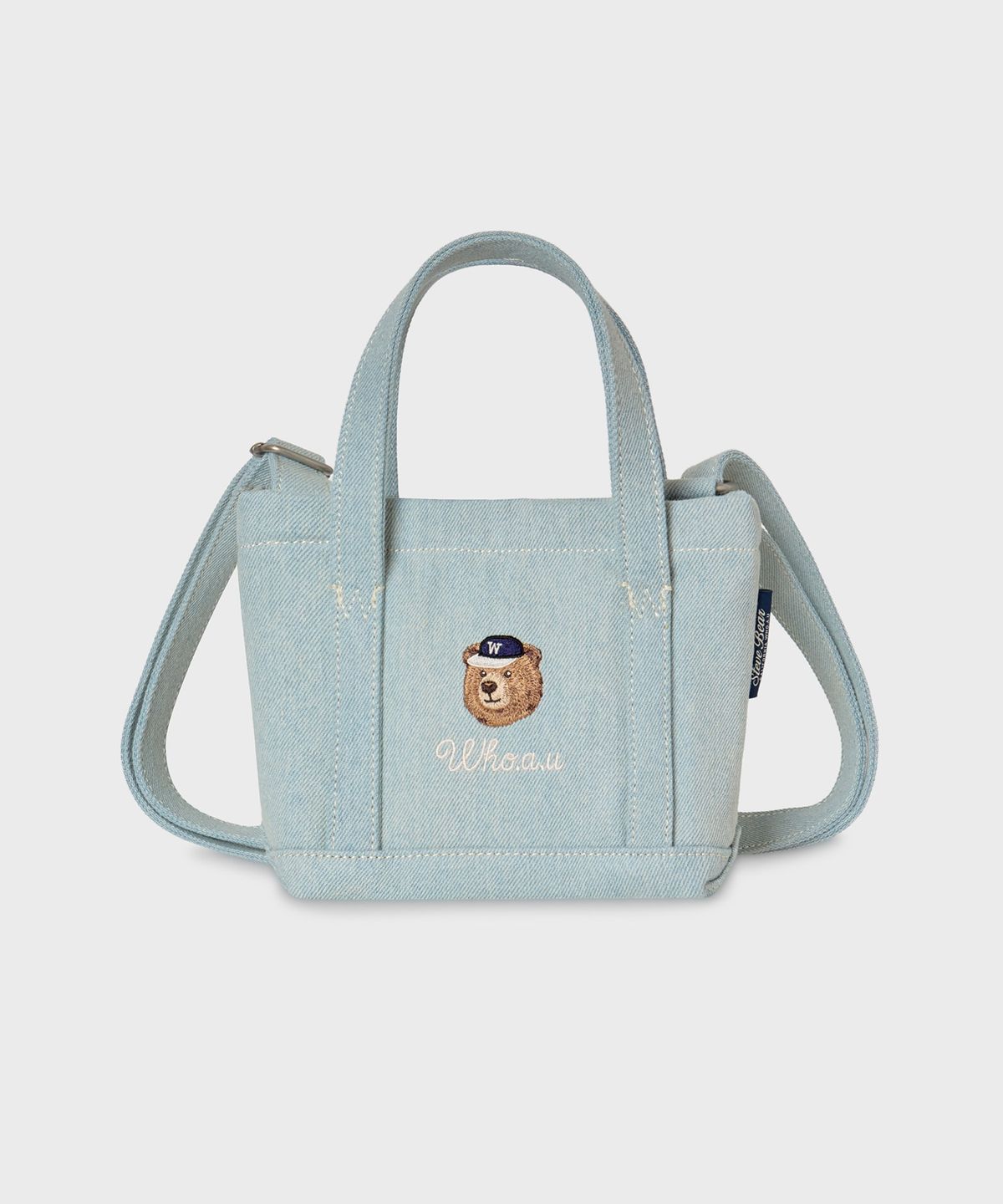 후아유(WHO.A.U) Steve Denim Mini Tote Bag / WHBGG2323A