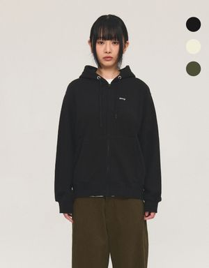 [Mmlg] SMALL LOGO HOOD ZIPUP (3COLOR)
