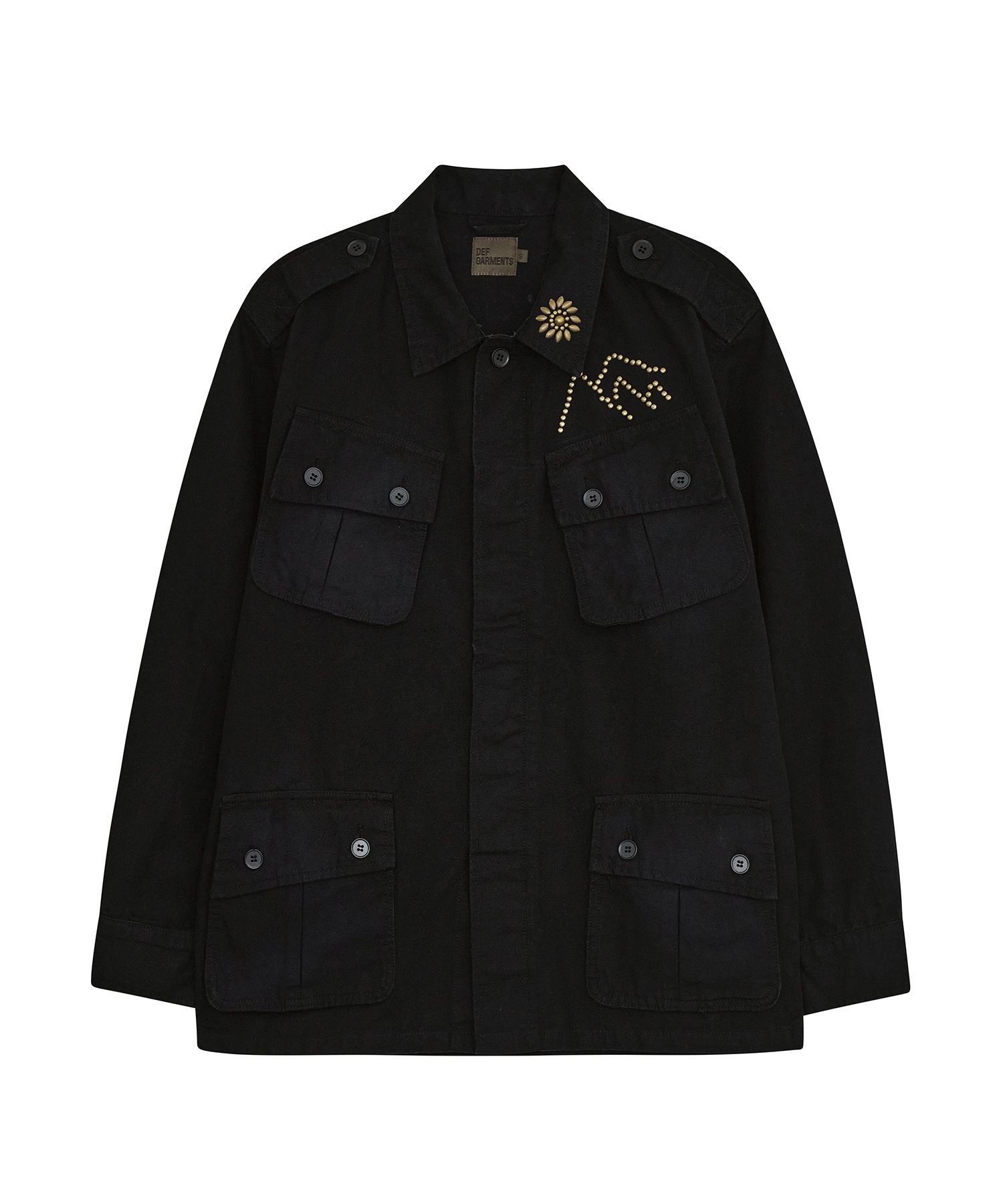 MUSINSA公式 | DEFGARMENTS COTTON FIELD JACKET [BLACK]