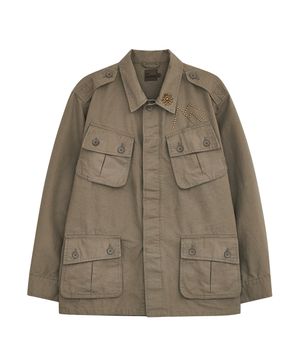 COTTON FIELD JACKET [BEIGE]