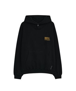 CRACK LOGO SWEAT HOOD [BLACK]