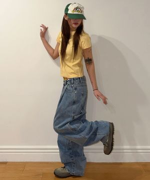 (DEFG X US) CARPENTER DENIM PANTS [INDIGO]