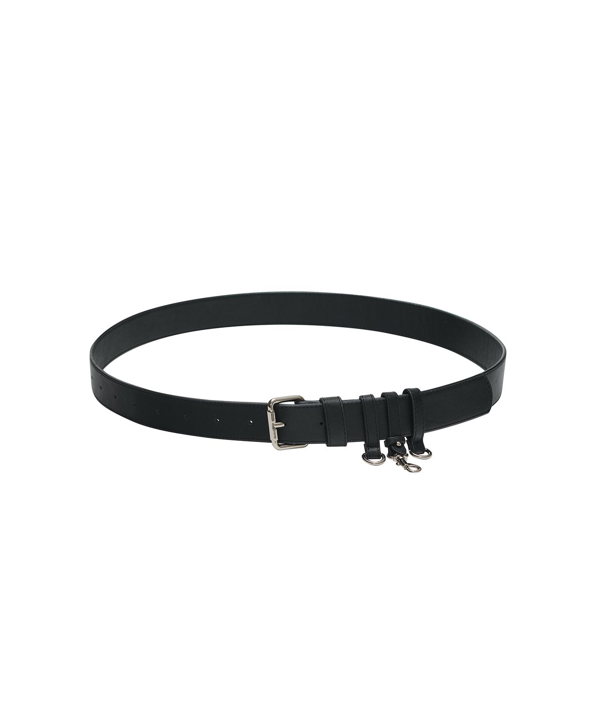 데프가먼츠(DEFGARMENTS) TWO RING BELT [BLACK]
