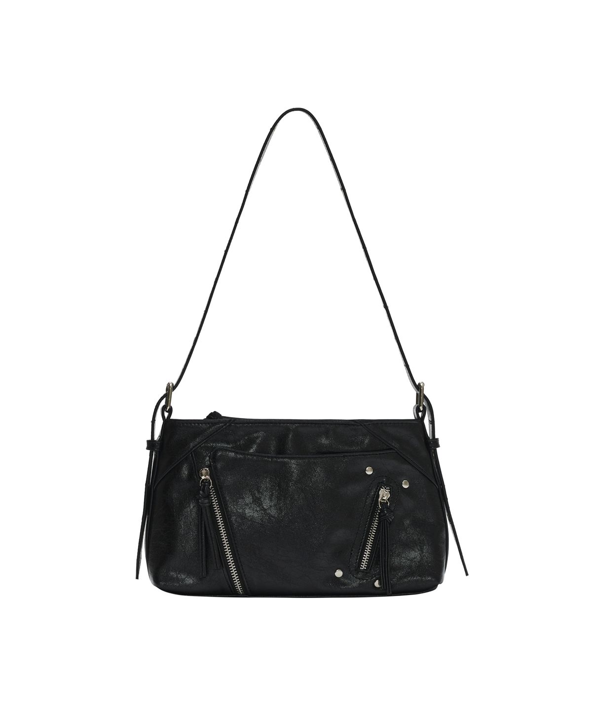 데프가먼츠(DEFGARMENTS) EYELET SHOULDER BAG [BLACK]