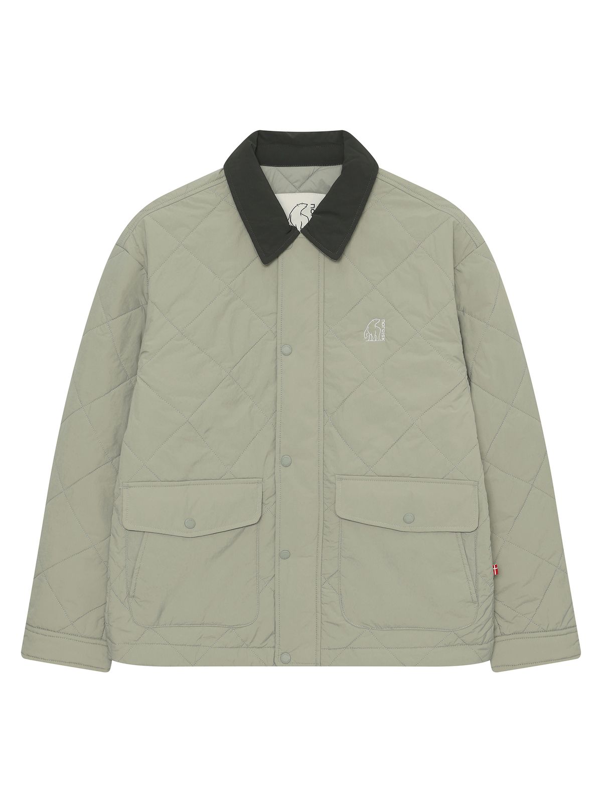 노르디스크(NORDISK) 카라 퀼팅 자켓 - M_Light Khaki