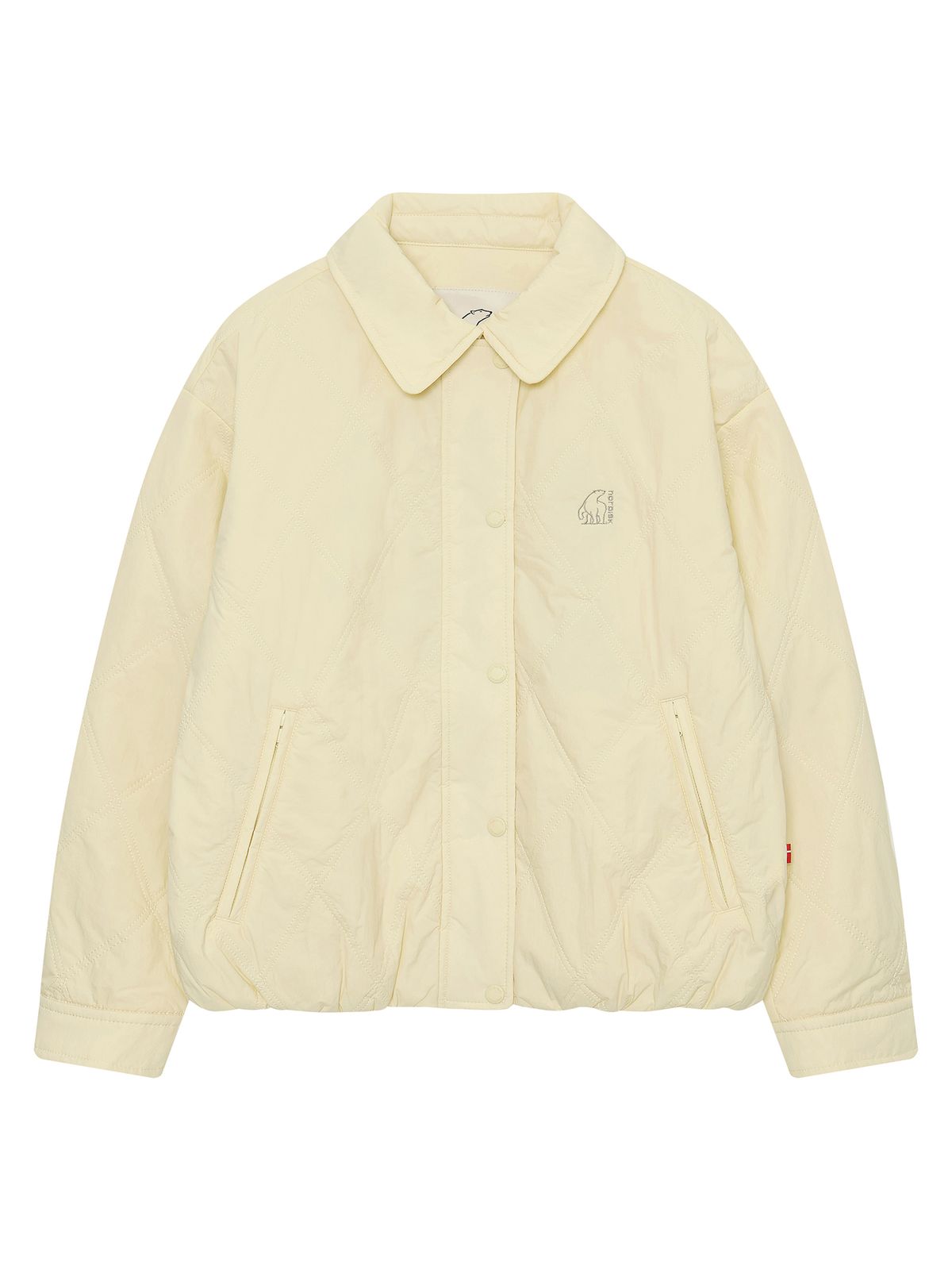 노르디스크(NORDISK) 카라 퀼팅 자켓 - W_Pastel Yellow