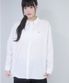 플레인 루즈핏 셔츠 [화이트]
