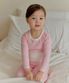 마카롱 배앓이(핑크) 모달 골지 실내복