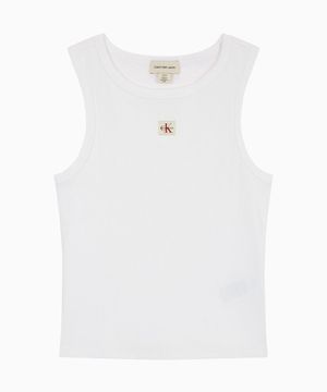 여성 우븐라벨 베이비립 탱크 47C201G YAA