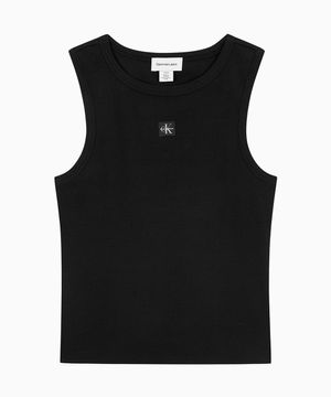 여성 우븐라벨 베이비립 탱크 47C201G UB1