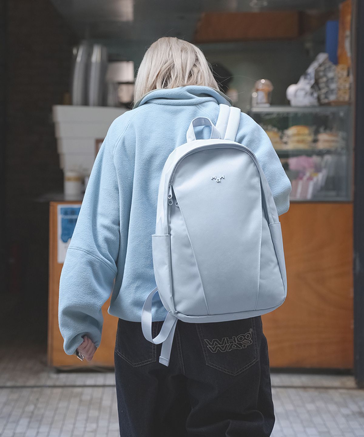 마흐(MAH) 엑시스 데일리 백팩 18L - 클라우드블루