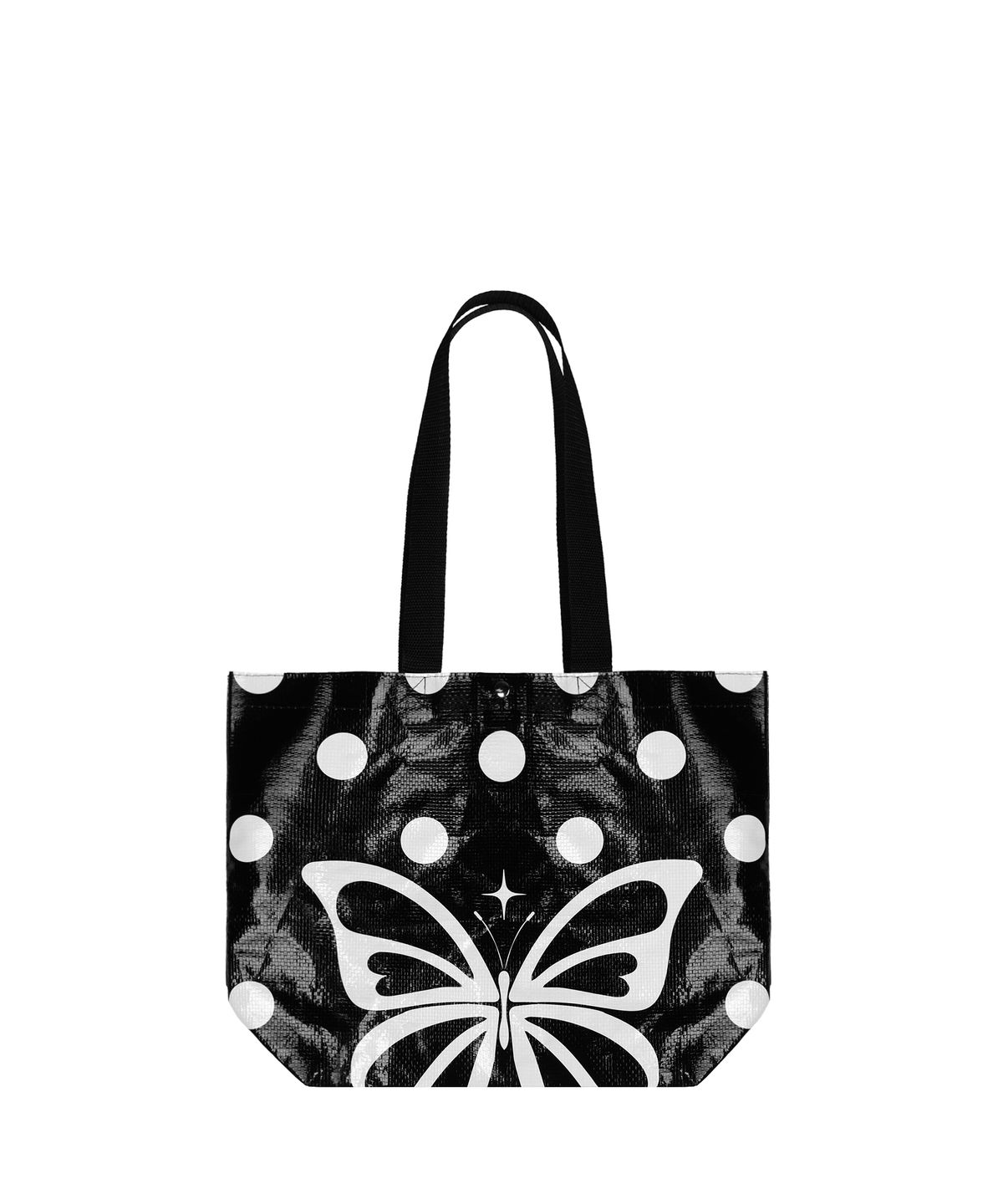 닉앤니콜(NICK&NICOLE) SIGNATURE BUTTERFLY REUSABLE BAG_DOT BLACK