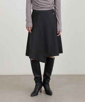 언발란스 스커트 CH