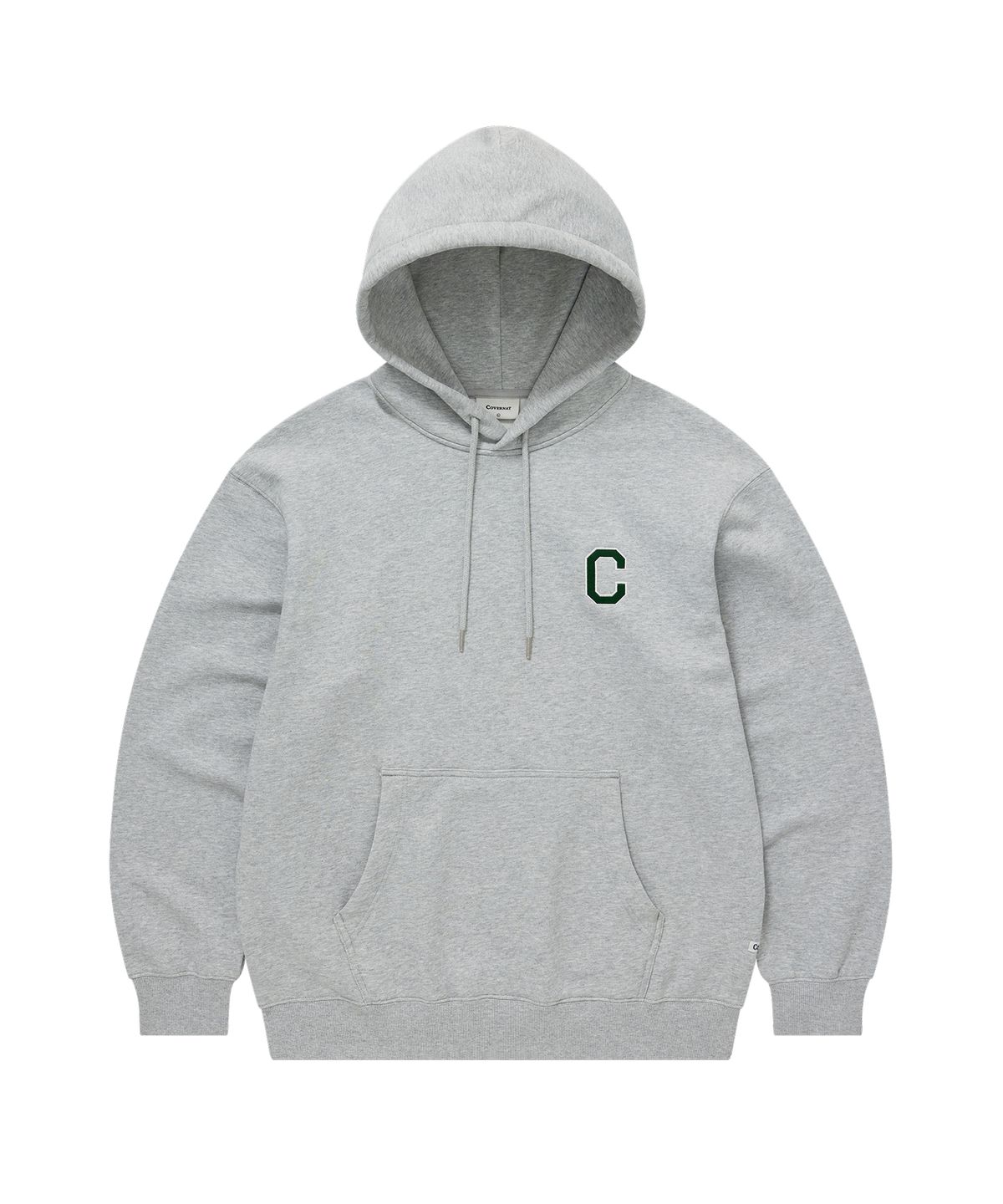 커버낫(COVERNAT) C 로고 후디 멜란지 그레이