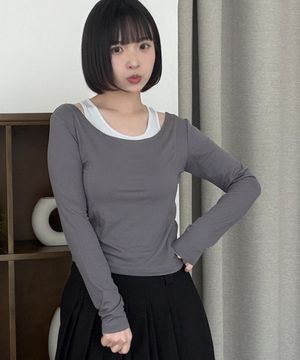 레이어드 긴팔 티셔츠_MIWLWG301A