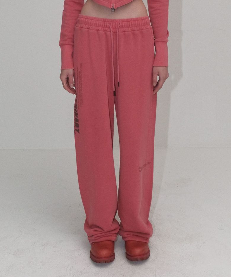 PIGMENT WIDE PANTS [RED]