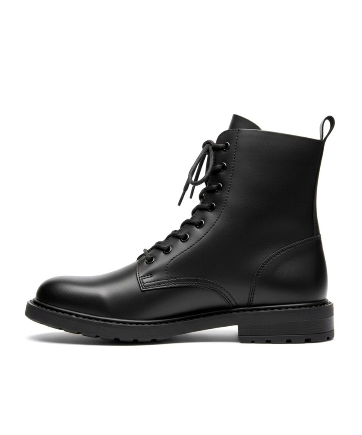코어오브알케미(COREOFALCHEMY) 5cm 소가죽 8홀 블랙 워커 Combat Boots blacknoir18