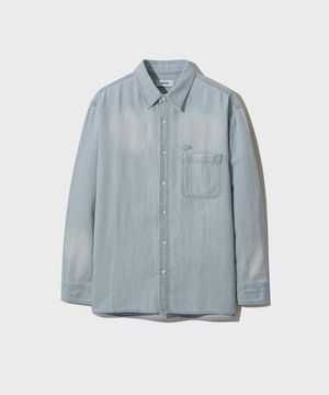 드리즐 린넨 데님 셔츠 LBL
