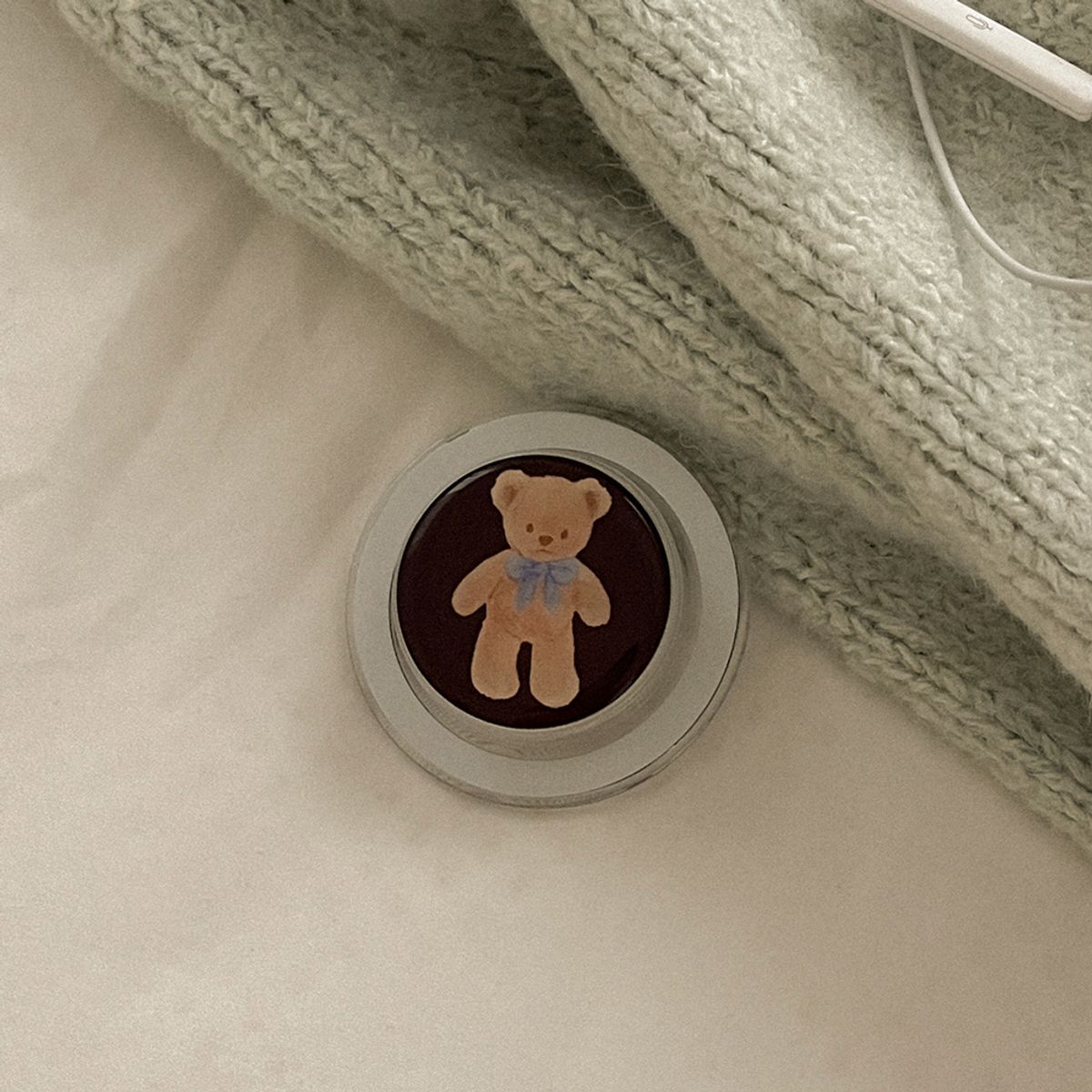 메이드모먼(MADEMOMENT) cocoa teddy 디자인 [맥세이프 에폭시톡]