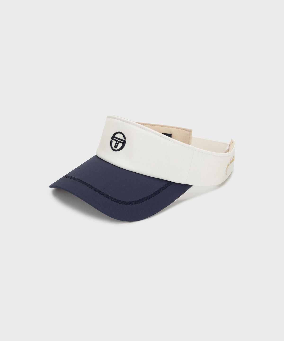 세르지오 타키니(SERGIO TACCHINI) U 레터링 레디 썬바이저 (Navy)
