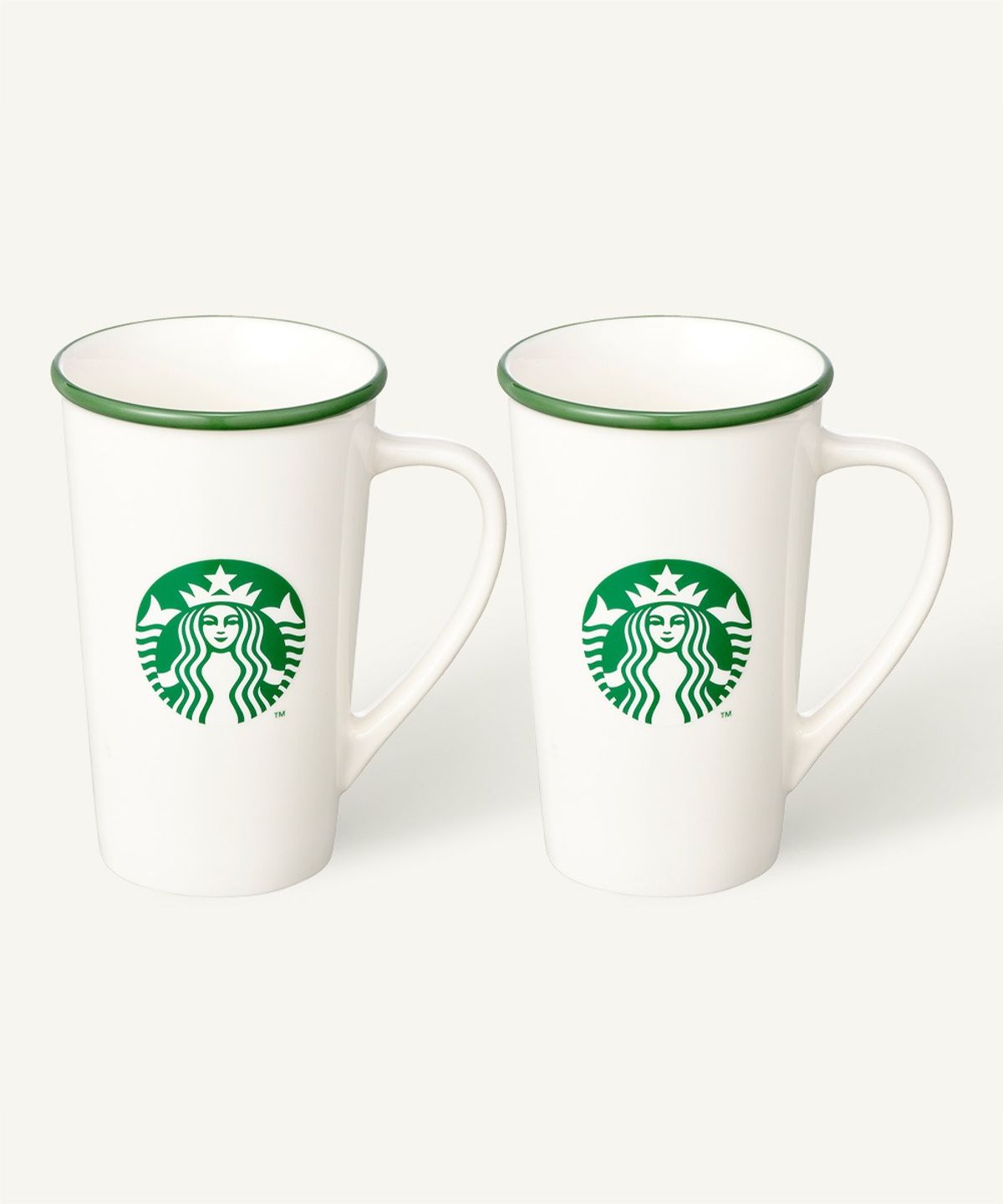 스타벅스(STARBUCKS) 시그니처 그린 사이렌 머그 473ml 2P 세트