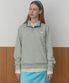 COOKIE & CREAM HALF-ZIP SWEAT_MINT
