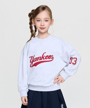 스포티브 바시티 컬시브 맨투맨 NY (L.Melange Grey)