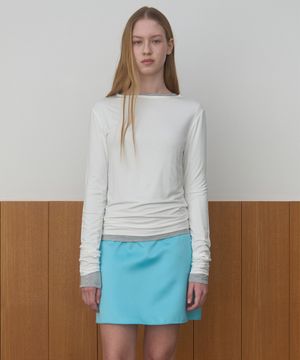 BASIC BOAT NECK TOP_IVORY