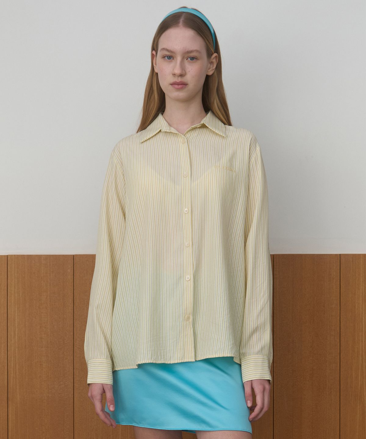 마조네(MA JOURNEE) M BASIC SHIRT_YELLOW
