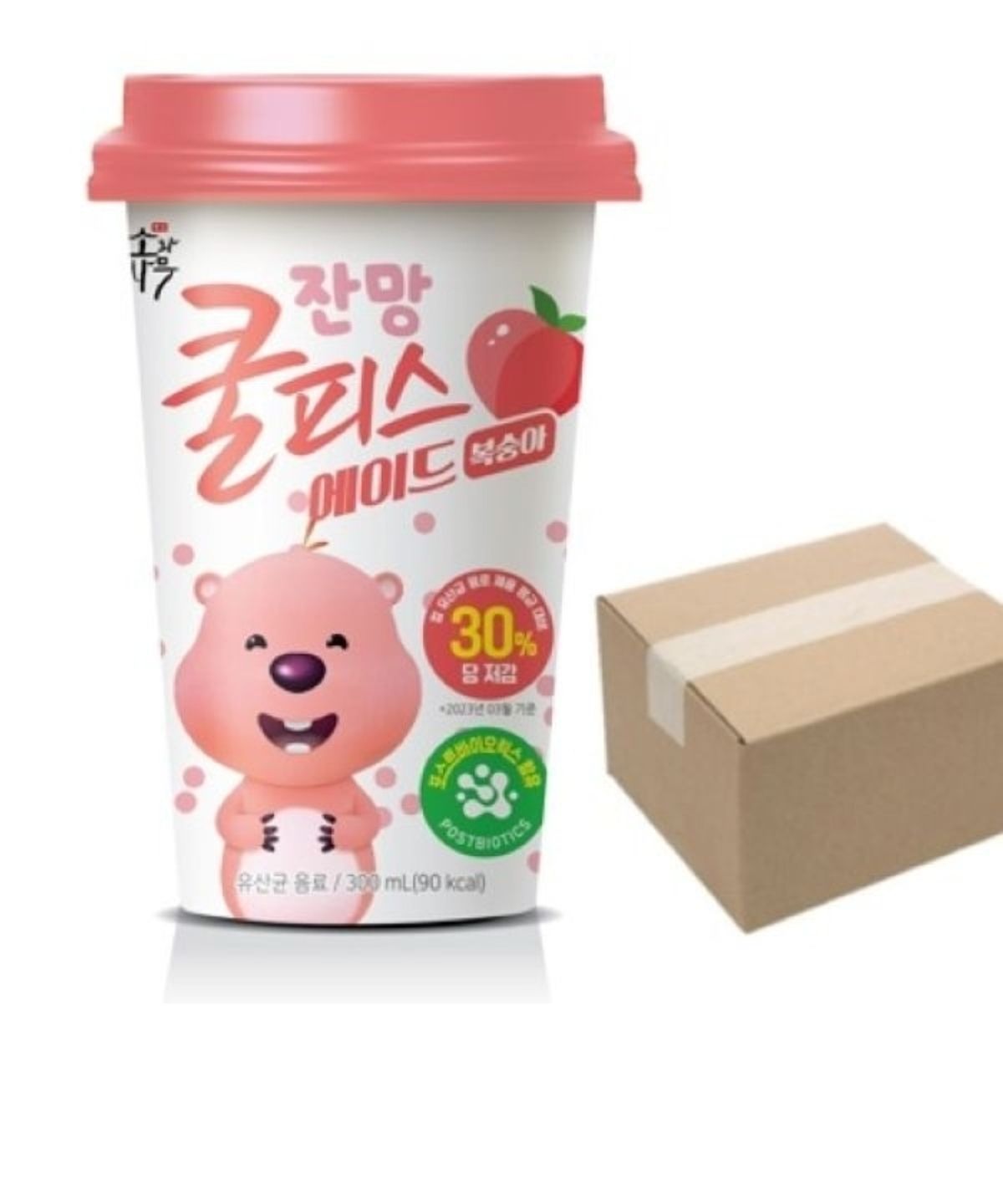 덴마크(DONGWONFNB) 쿨피스 에이드 복숭아 300ml 12입