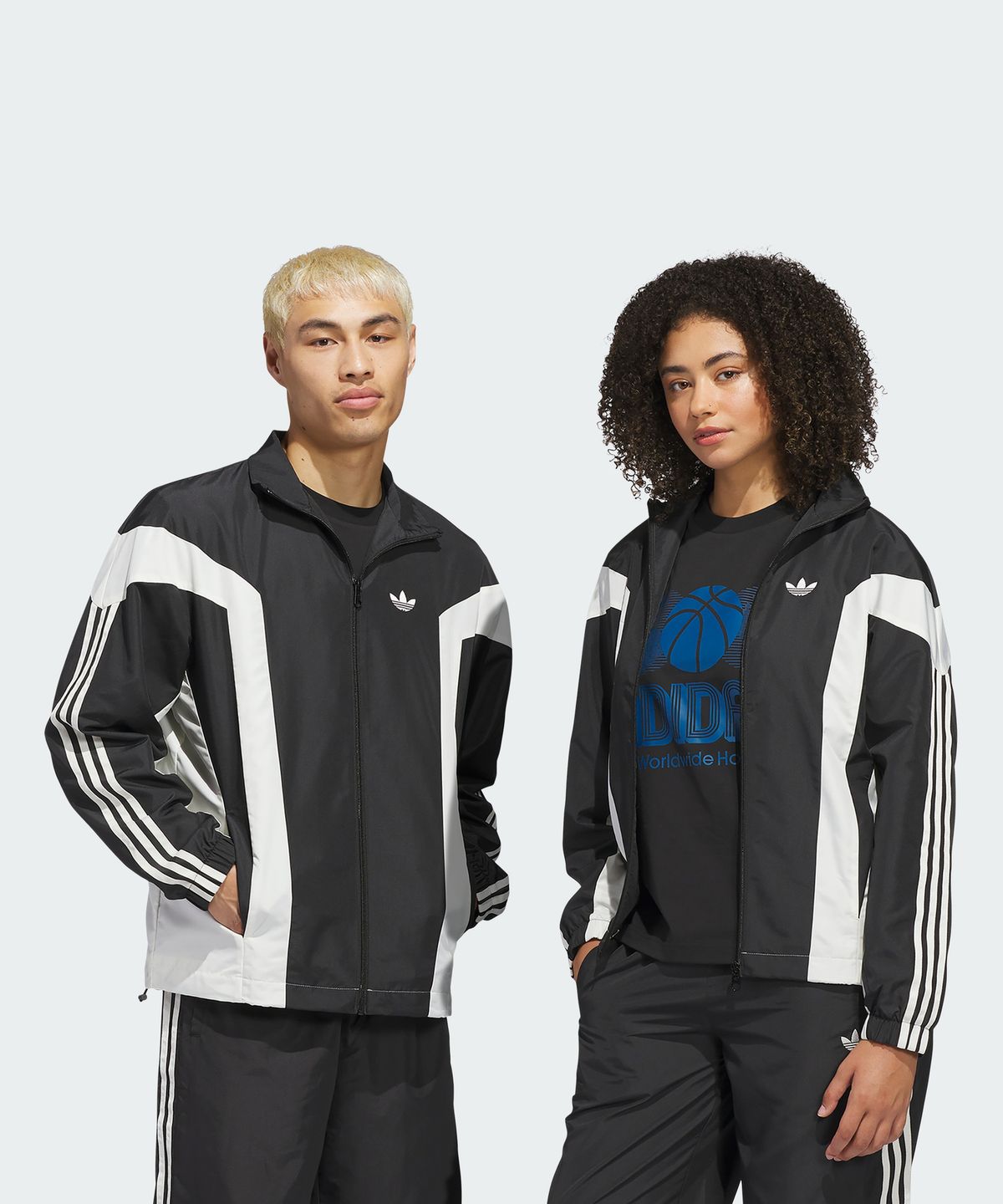 아디다스(ADIDAS) 오리지널스 바스켓볼 윈드브레이커 JZ6965