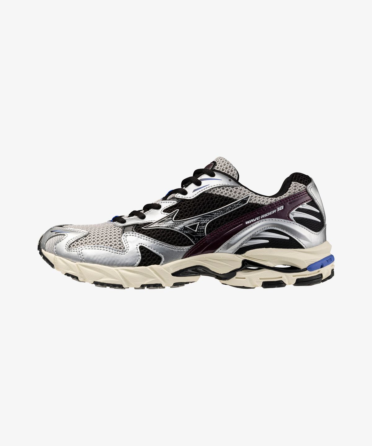 미즈노(MIZUNO) (공용) 웨이브 라이더 10 - 하버 미스트:블랙:피그 / D1GA210417