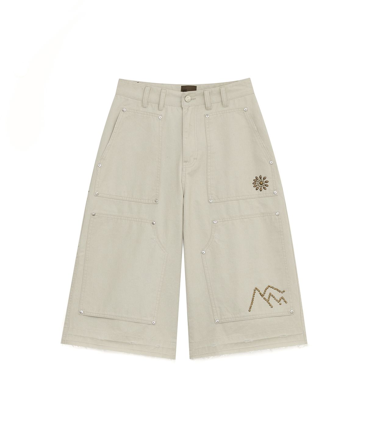데프가먼츠(DEFGARMENTS) CARPENTER BERMUDA SHORTS [IVORY]