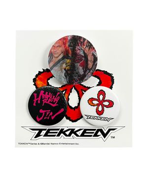 써저리 x 철권 뱃지 세트