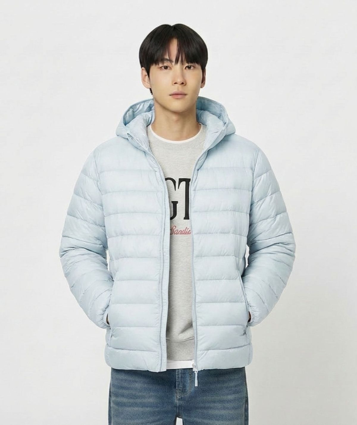 행텐(HANGTEN) 공용 후드 라이트 퀼팅 점퍼_211(10560-010-211-69)