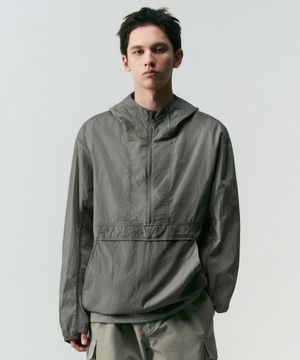 [시티 레저] 시어 아노락 재킷 [라이트 카키 그레이]