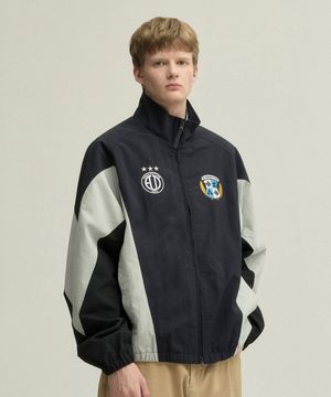 90s 런던 사커 트랙 자켓_네이비