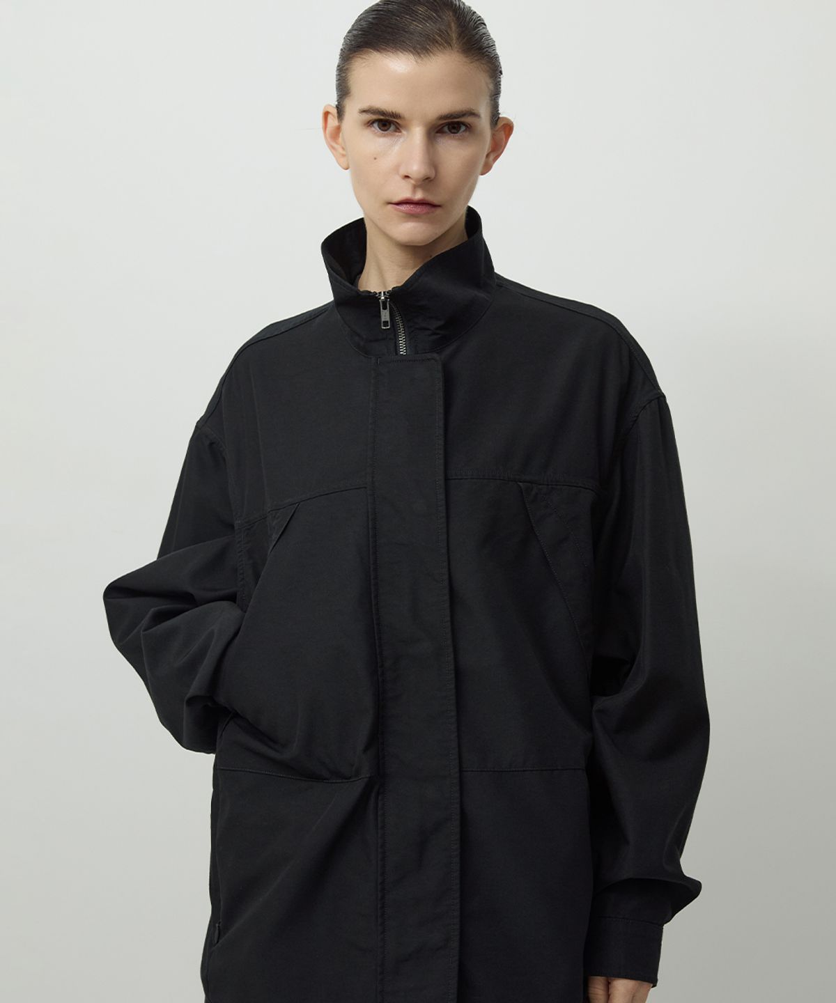 러프사이드 화이트라벨(ROUGH SIDE WHITE LABEL) Urban Utility Jacket Crow