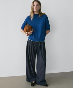 코튼 블렌드 니트 스웨터