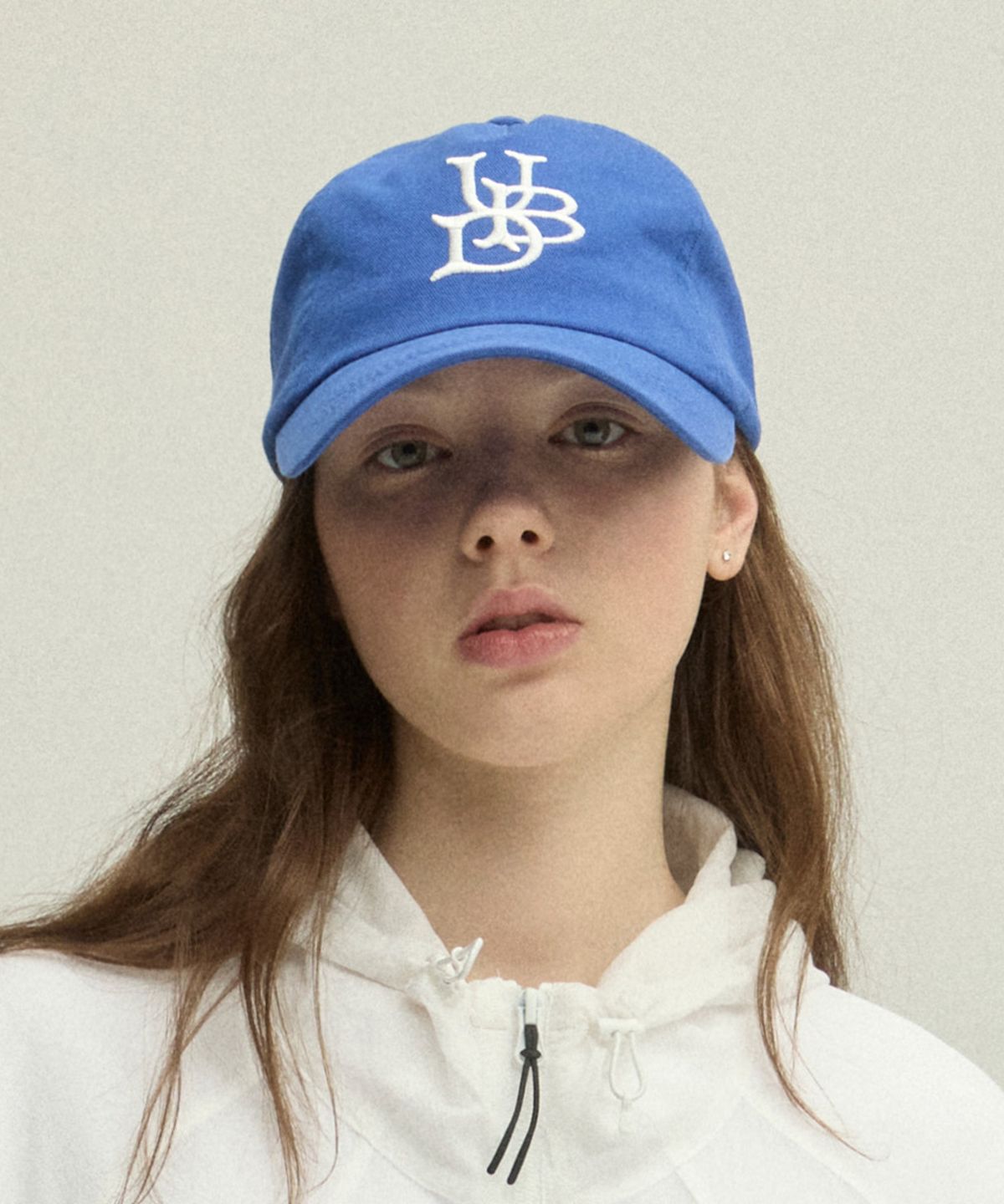 어반디타입(URBANDTYPE) 빈티지 워시드 UBD 볼캡_블루