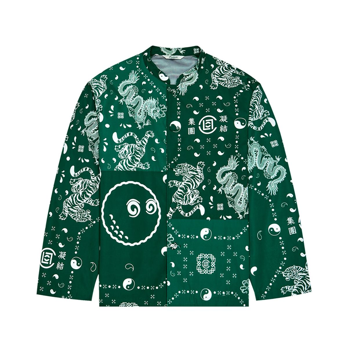 말본 골프(MALBON GOLF) [CLOT] 패치워크 자켓 GREEN (MAN)