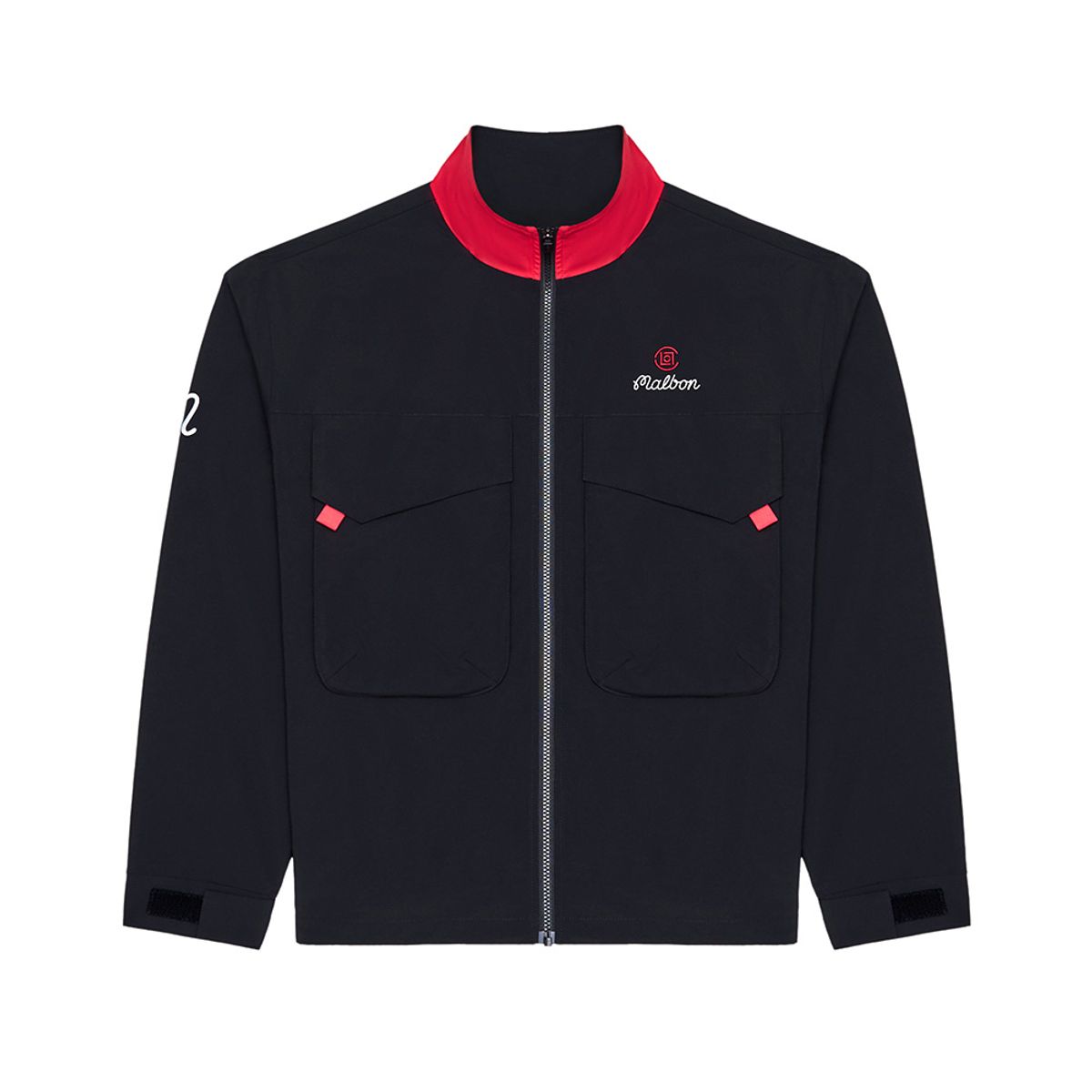 말본 골프(MALBON GOLF) [CLOT] 하이넥 자켓 BLACK (MAN)