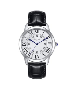 VR1133A-WTBKM 남자 가죽 패션 손목시계