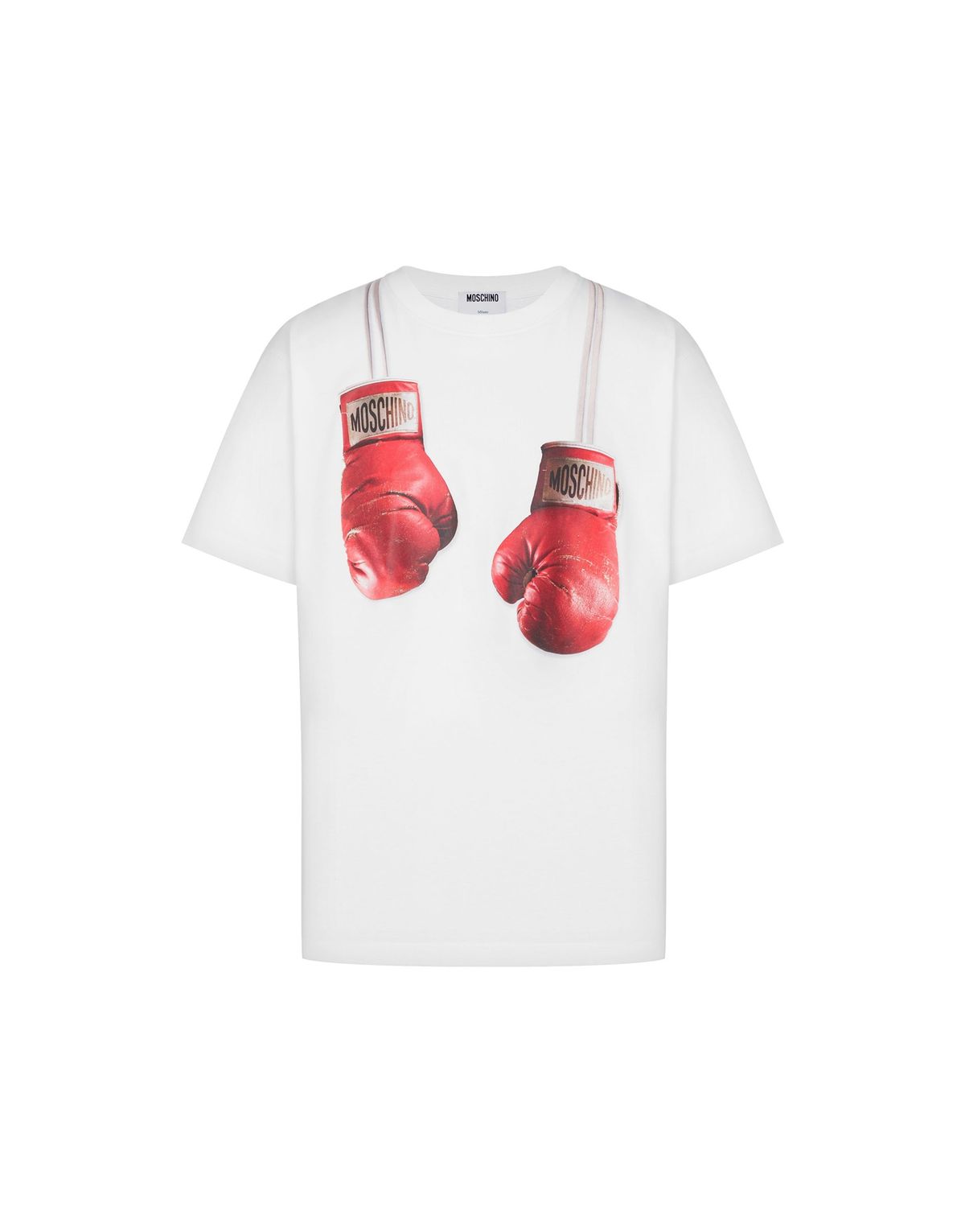 모스키노(MOSCHINO) 복싱 코튼 저지 티셔츠