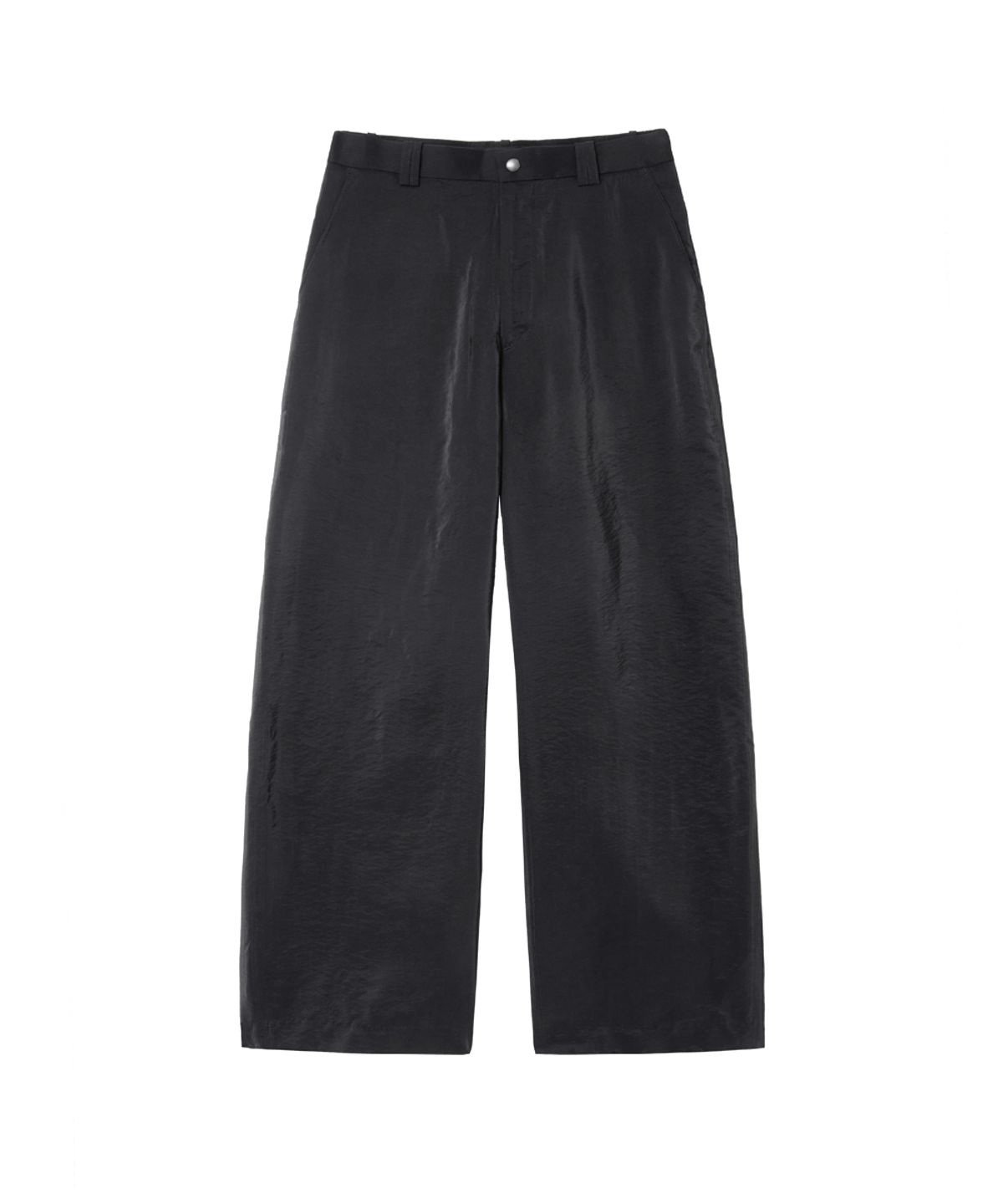 해칭룸(HATCHINGROOM) Regular Trousers Viscose Black