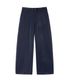 Regular Trousers Viscose Dark Navy