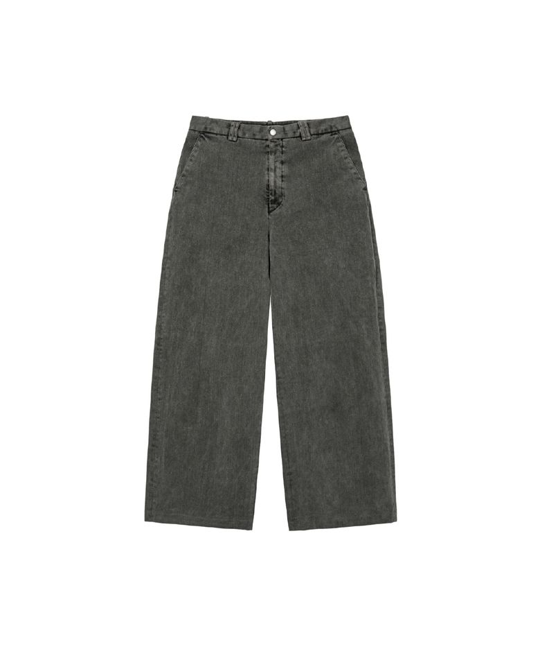 Regular Trouser Velvet Denim Grey