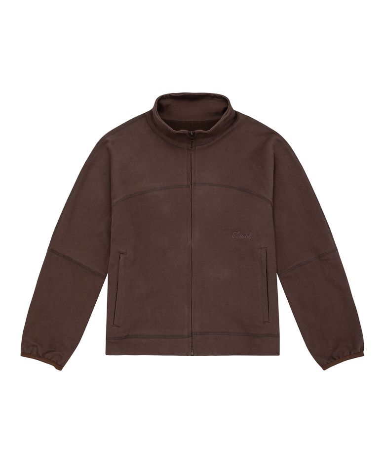 Tuewid Light weight set up Zip up in choco